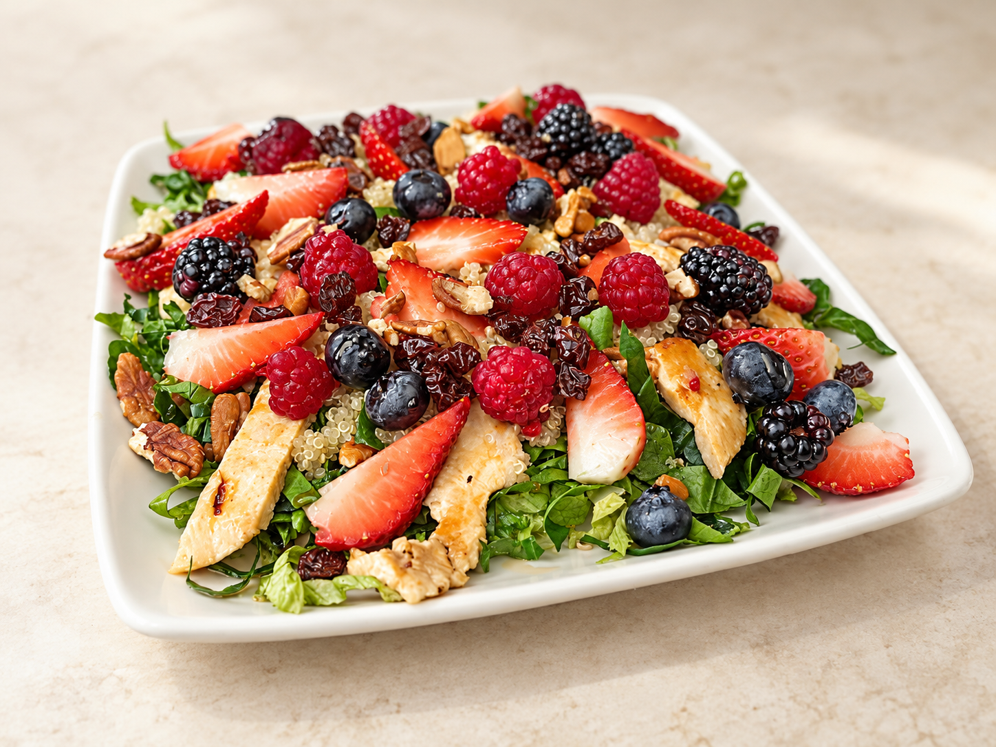 Ensalada Frutos rojos de La Cazuela de Consuelo