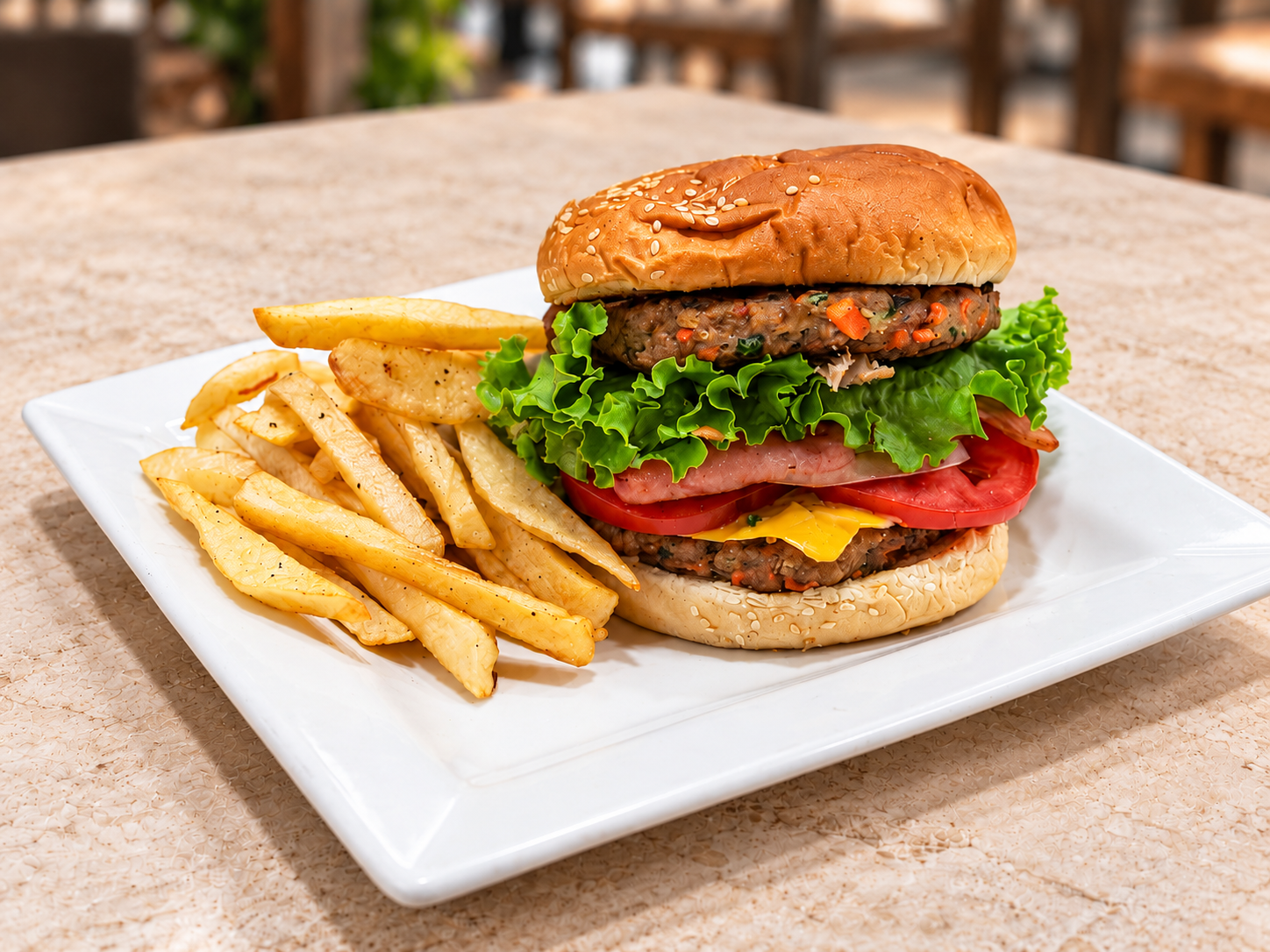 Chepoburger de La Cazuela de Consuelo