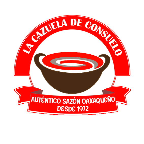 Logo principal de La Cazuela de Consuelo: auténtico sazón oaxaqueño desde 1972